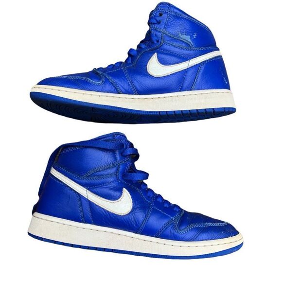 RARE 2018 Nike Air Jordan 1 Retro High OG Hyper Royal Size 7.5 - Picture 7 of 14